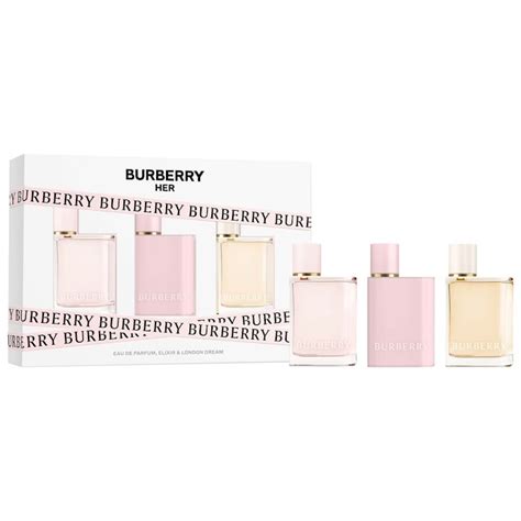 australia miniature perfume sets burberry london|burberry her 4 piece mini.